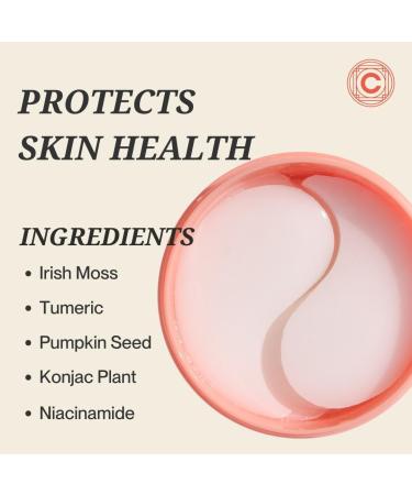 Depuffing Under Eye Masks - 30 Pairs | Glucomannan & Pumpkin Seed - Combat Fatigue & Reduce Puffiness for a Fresh Look - Buy Online on GoSupps.com