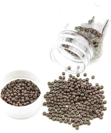 KOCONI 1000 Pcs Nano Rings Silicone Lined 3mm Hair Extension Beads Micro Beads Silicone Lined Nano Beads Silicone Lined Nano Rings #5 Brown Nano Silicone 1000 PCS #5 Brown - Buy Online on GoSupps.com