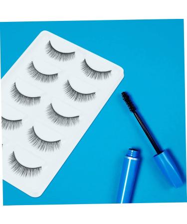 Beavorty 10 Pairs short false eyelashes False Eye Lashes false lashes Handmade Eyelashes 3d artificial eyelashes reusable eyelashes makeup brishes women 6d extend make up artificial fiber - Buy Online on GoSupps.com