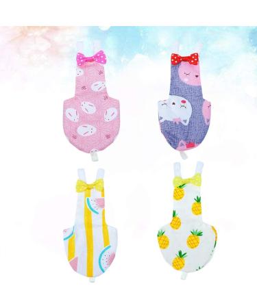 PETPOP 2Pcs Bird Diaper Parrot Flight Suit for Cockatiel & Parakeet (Random Style) - 13.5 x 6.8 x 0.3 cm - Buy Online on GoSupps.com