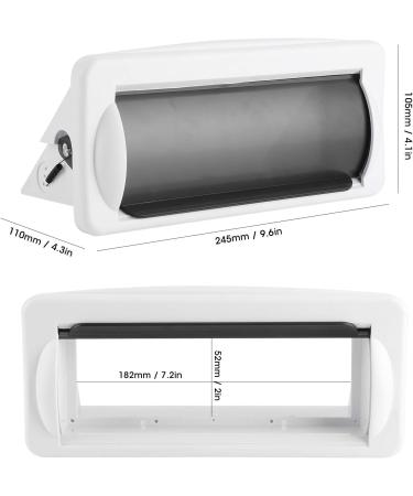 Marine Boat Single DIN DVD Radio Waterproof Cover - Splash Guard Flush Mount (9.6 x 4.1 x 4.3inch) - Buy Online on GoSupps.com