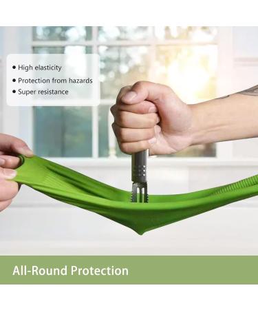 Wekiwgot Long Rubber Gloves - 3 Pairs Reusable & Waterproof for Kitchen Cleaning - Non-Slip Handle Ideal for Households - Buy Online on GoSupps.com