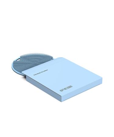 Boie USA Flat Body Scrubber (Blue) - Gentle Exfoliation for Smooth Skin - Buy Online on GoSupps.com