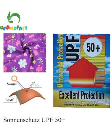 UPF 50+ Sun Protection Baby Swimwear | Purple One Piece Swimsuit 6-9 Months - Buy Online on GoSupps.com