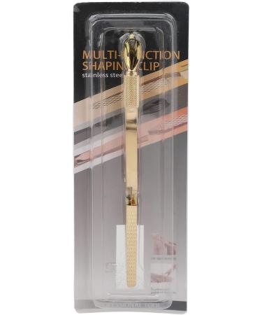 Nail Shaping Tweezers Double End Portable Nail Cuticle Pusher Stylish Look for Home (Gold) - Buy Online on GoSupps.com