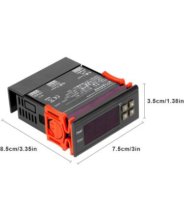Digital Temperature Controller Thermostat 220V 30A MH1230A - LED Display for Kettle Cooler Heating Mats Incubators & Reptiles - Buy Online on GoSupps.com