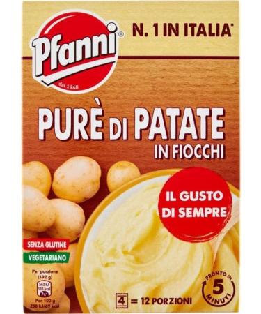 Pack of 12 pancakes mashed potato flakes ready in 5 minutes 300 g + gourmet Italian pelati 400 g - Buy Online on GoSupps.com