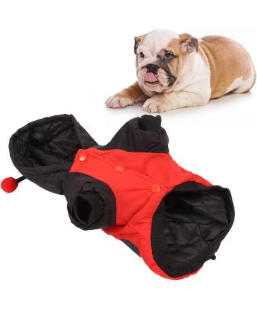 Shop Bagima Ladybug Dog Costume | Warm Hooded Sweater for Small Dogs | Perfect Halloween & Winter Outfit - Buy Online on GoSupps.com