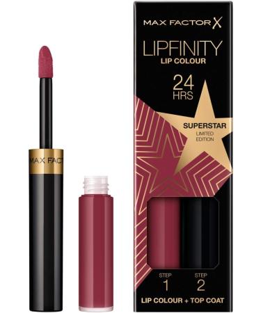 Max Factor Lipfinity Liquid Lipstick Superstar 86 - Long-Lasting 2 Count Pack - Buy Online on GoSupps.com