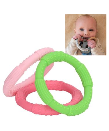 Teething Ring & Silicone Teething Bracelet for Toddlers - Gum Relief Toy for Living Room | Shop Internationally - Buy Online on GoSupps.com