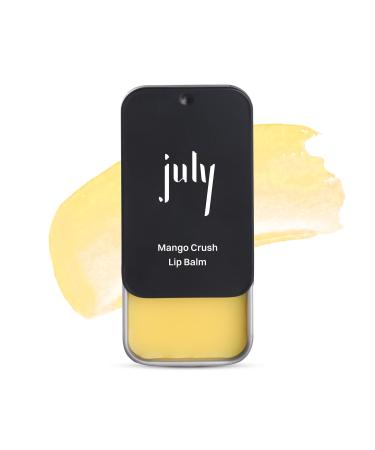 July Mango Crush Lip Balm 24hr Moisturization for Dry & Chapped Lips Hydrate & Lighten SPF 15 Soft Plump Lips Enriched with Jojoba Seed Oil & Sweet Almond Oil For Women & Men 10gm