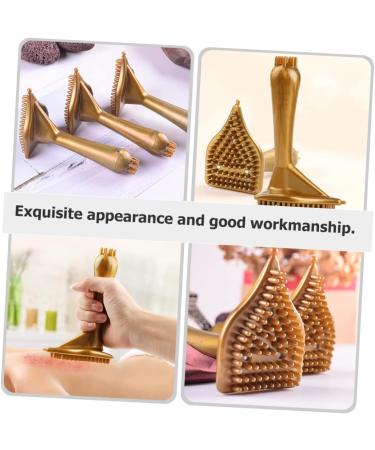 Buy Gleavi 2-in-1 Cellulite & Muscle Massage Brush | Magnetic Handwarmer | Effective Body & Neck Massage Accessory | 15x9cm - Buy Online on GoSupps.com