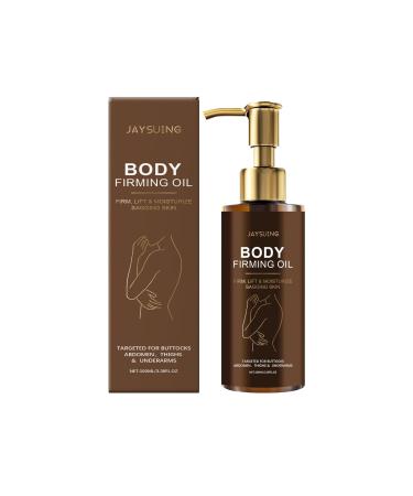 Body Firming Oil with Vitamin E Coffee Seed Oil and Hyaluronic Acid Moisturizing and Lifting Treatment for Buttocks Abdomen Thighs and Underarms 100ML/3.38FL.OZ
