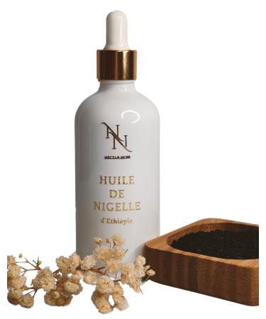 Organic Ethiopian Nigella Oil Stretch Marks Teenage Acne Eczema Psoriasis Hair Loss Anti-Viral Anti-Wrinkle Pimples Aphthus Dry Skin Good Look Scar Gift Idea