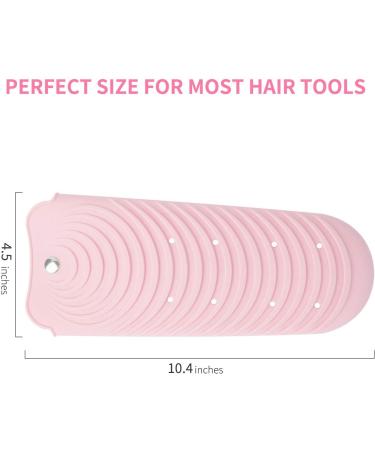 Buy Pink Hair Straightener Pouch - Heat Resistant Mat for Flat Iron & Curling Iron | International Shipping Available - Buy Online on GoSupps.com