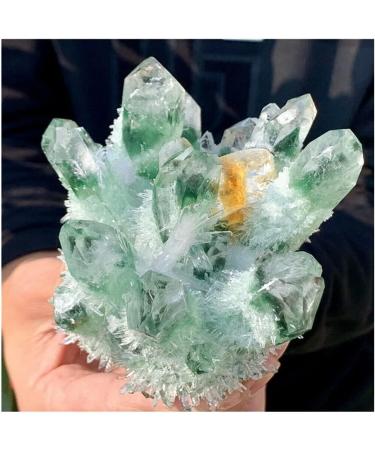Natural Crystal Rough Very Beautiful 500-600g Phantom-Green Ghost Tibetan Quartz - Buy Online on GoSupps.com