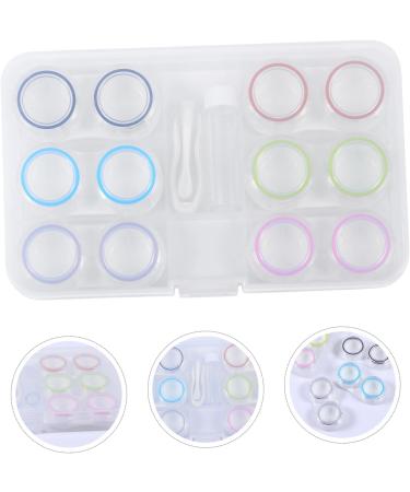 Buy Healvian Lens Container - Glass Pearls Storage Case for Contact Lenses | Travel-Friendly Lens Holder | Durable & Stylish Glasses Care Box - Buy Online on GoSupps.com