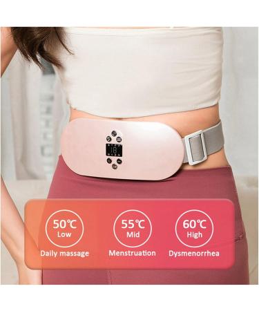 Heated Uterus Belt for Menstruation Relief Electric Heating & Massage Device for Stomach & Waist Comfort - Buy Online on GoSupps.com
