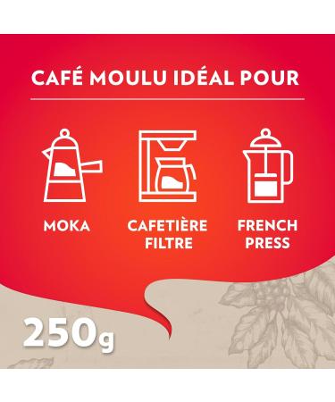 LAVAZZA - Il Mattino Ground Coffee 250g Packs Ideal for Filter or Manual Machine with Dried Fruit Notes for an Espresso - Buy Online on GoSupps.com