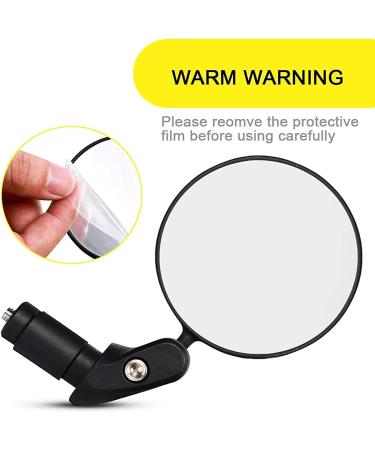 Bike Mirrors for Handlebars 2PCS - Adjustable Rear View Mirror for Bikes - Universal Rearview Mirror for Road/Mountain/Ebike - Adult & Kids Bicycle - Buy Online on GoSupps.com