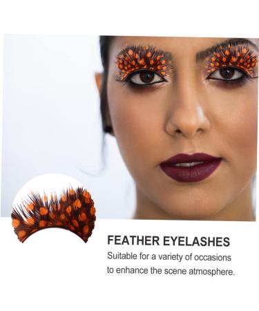 minkissy 2 Pairs False Eyelashes Cross False Eyelashes False Lashes Full Volume Fake Eyelashe Long Extension Eyeslash Strip Eyelashes Halloween Party Eyelashes Christmas 3d - Buy Online on GoSupps.com