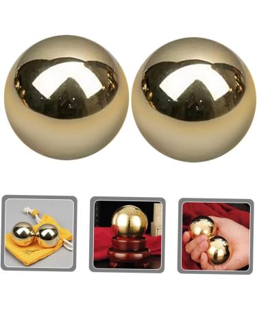 Gleavi 6 StK Gymnasikball Portable Brass Fitness Massage Balls for Hand & Body Ideal for Sports & Relaxation - Buy Online on GoSupps.com