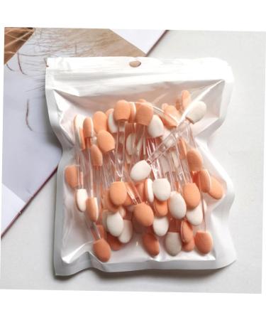 WOONEKY 120pcs Double Ended Eye Shadow Stick Lip Makeup Brush Makeup Beauty Tool Mini Makeup Plastic - Buy Online on GoSupps.com