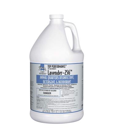 MPP 256 High Concentrate Dog Kennel Disinfectant Deodorant Sanatizing Cleaning Gallon Lavander