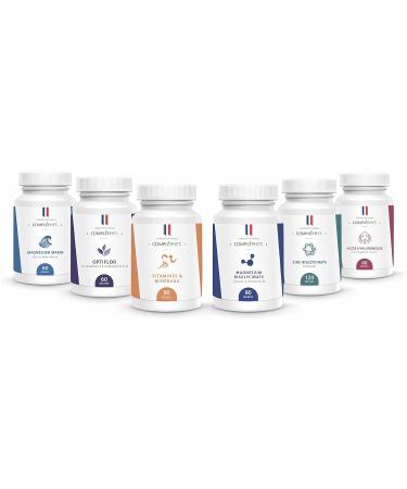 Zinc Bisglycinate 120 Vegetable Capsules of 10 mg Pure Zinc or 100% of AR - Skin Hair Nails Bone Vision Fatigue - Functioning of the Immune System and Testosterone Levels - Made in France - Buy Online on GoSupps.com