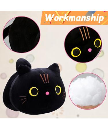 Black Cat Plush Doll 35CM Black Cat Plush Toy Black Cat Gifts For Girls Stuffed Black Cat Animal Plush Toys Black Cat Plush Pillow Super Soft Stuffed Toy Black Cat Gift - Buy Online on GoSupps.com