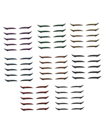Didiseaon 40 Pairs Eyeliner Glitter Stickers Stiker Adhesive Stickers Adhesive Tape Plastic Double Eyelid