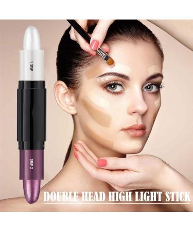 Highlight Pen Portable Pearlescent Glitter Eye Shadow Stick Double Ended Eyeshadow Pen for Eye Makeup Profile Pen (Color : A) - Buy Online on GoSupps.com