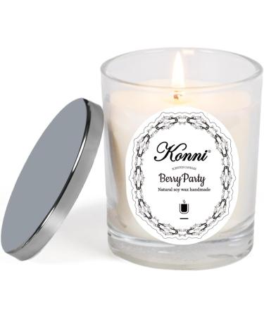 KAMMAK Scented Candles - 7.05 oz Soy Wax Berry Aroma | Aromatherapy Gifts for Men & Women | Relaxing Christmas & Housewarming Candles - Buy Online on GoSupps.com