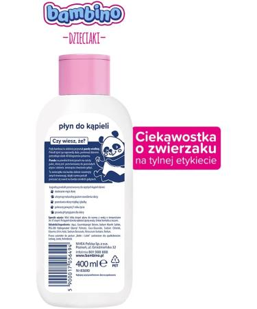 Bambino BABIES Bath Liquid for Children and Babies Bolek and Lolek - Panda 400 ml - Buy Online on GoSupps.com