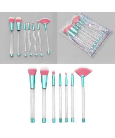 7pcs Glitter Makeup Brush Set | DIY Quicksand Handle | Foundation Powder & Blush Applicator for Flawless Makeup - Buy Online on GoSupps.com
