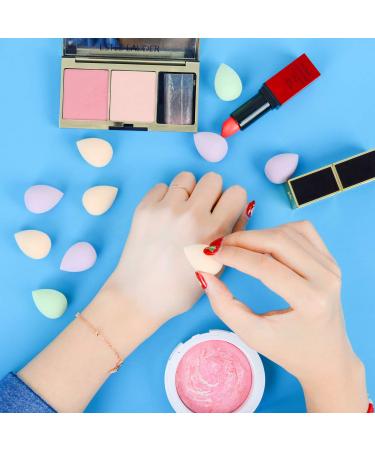 Snowflakes Mini Beauty Makeup Sponge Blender - 6 Pcs Small Latex-Free Sponges for Under Eyes - Buy Online on GoSupps.com