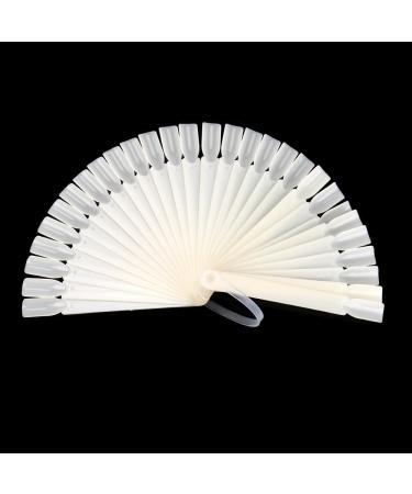 32 Pieces Acrylic C Curve Nail Tips - Professional Nail Art Practice Set for Salons & DIY Nail Studios (Beige) - Buy Online on GoSupps.com