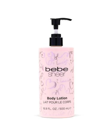 bebe Sheer Body Lotion for Women - Hydrating Dry Skin Lotion - Fruity Citrus and Floral Scent - Softens Skin and Provides All-Day Moisture - 16.9 oz