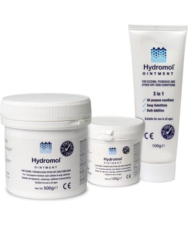 Hydromol Ointment 500g for Dermatitis, Eczema, Psoriasis & Dry Skin Management - Buy Online on GoSupps.com