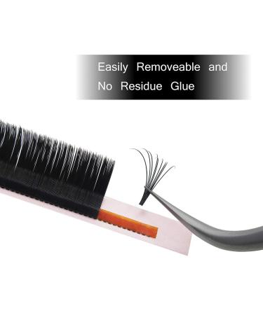 QUEWEL Easy Fan Volume Lash Extensions | .05mm C Curl 9mm Rapid Blooming Lashes | Matte Black Volume Eyelash Extensions | Mix Lengths 8-18mm | Perfect for Professionals - Buy Online on GoSupps.com