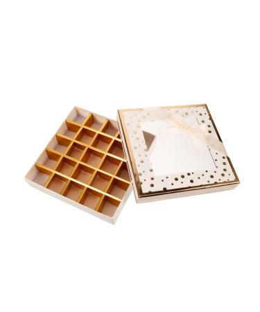 Anneome Box S for Wedding Day Truffles Accessory Clear Valentine' Truffle Chocolate Favor Square