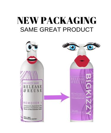 Big Kizzy Hair Extension Remover 1 + Remover 2 Bundle - Fastest & Easiest Tape In Adhesive Removal - Buy Online on GoSupps.com