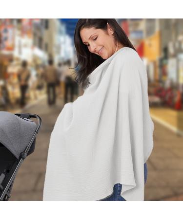 Abnaok Nursing Breastfeeding Cover - Multipurpose Baby Car Seat Blanket and Nursing Cover | Soft, Breathable Fabric - Buy Online on GoSupps.com