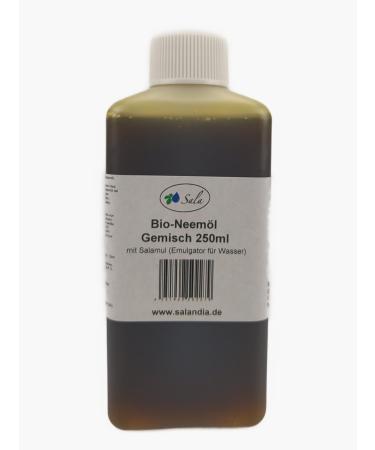 Sala Organic Cold Pressed Neem Oil with Salamul (Replaces Rimulgan) Ready to Use Emulsifier 250ml HDPE