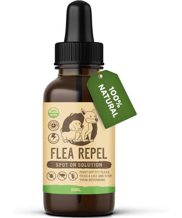 Flea and Tick Treatment for Dogs | All-Natural Formula | Easy Spot-On Application - Buy Online on GoSupps.com