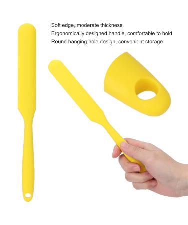 Saluaqui Silicone Wax Spatula for Hair Removal | Non-Slip High-Temperature Resistant & Reusable | Large Yellow Wax Applicator - Buy Online on GoSupps.com