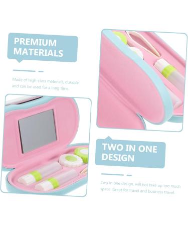 Buy Healvian Double-Lodged Glasses Case & Contact Lens Holder - Perfect Travel Accessory for Sunglasses & Lenses - Buy Online on GoSupps.com