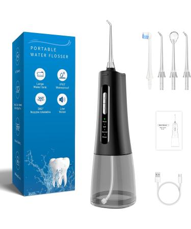 Portable Dental Flosser Water Jet - Rechargeable Oral Irrigator for Teeth Dentures & Braces | Multiple Pressure Modes - Buy Online on GoSupps.com
