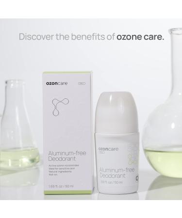 Ozone Infused Aluminum-Free Deodorant - Natural Roll-On for Men & Women | Vegan Paraben-Free Odor Control & Skin Care - 1.69 Fl Oz - Buy Online on GoSupps.com
