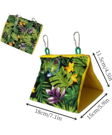 NA Parrot Hanging Cage Small Pet Warm Hanging Bed for Parakeets Myna Pigeon Tropical Rain Forest - Buy Online on GoSupps.com